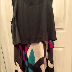 DKNY C. Beautiful cool dress with flattering two layer look. Size L.